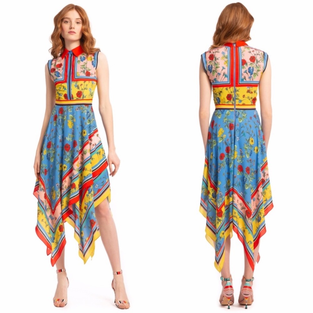 Alice+Olivia Farrah scarf  Dress